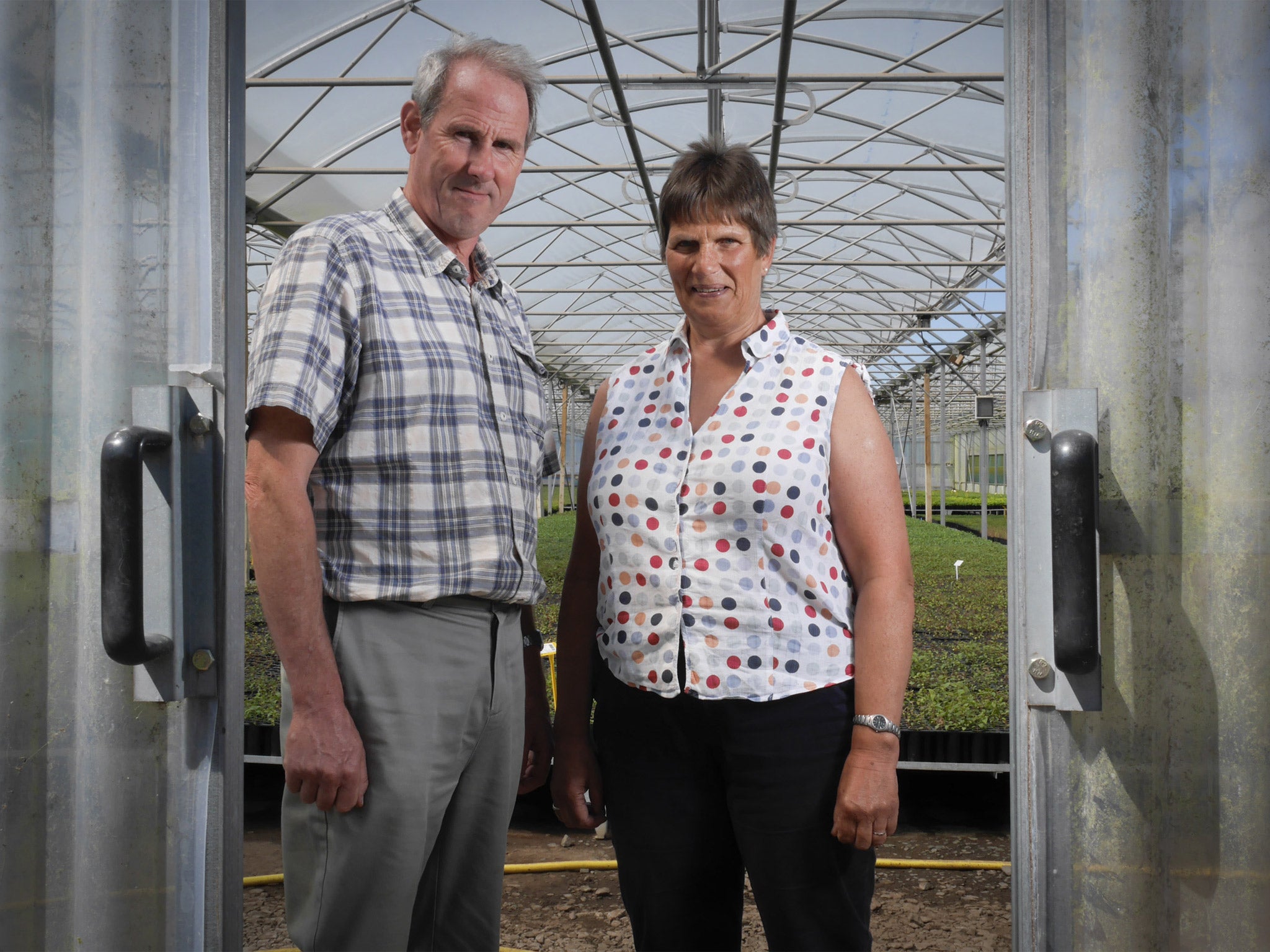 Harry and Trish Frew moved their business just over the Scottish border and now wish they had kept a foothold in England