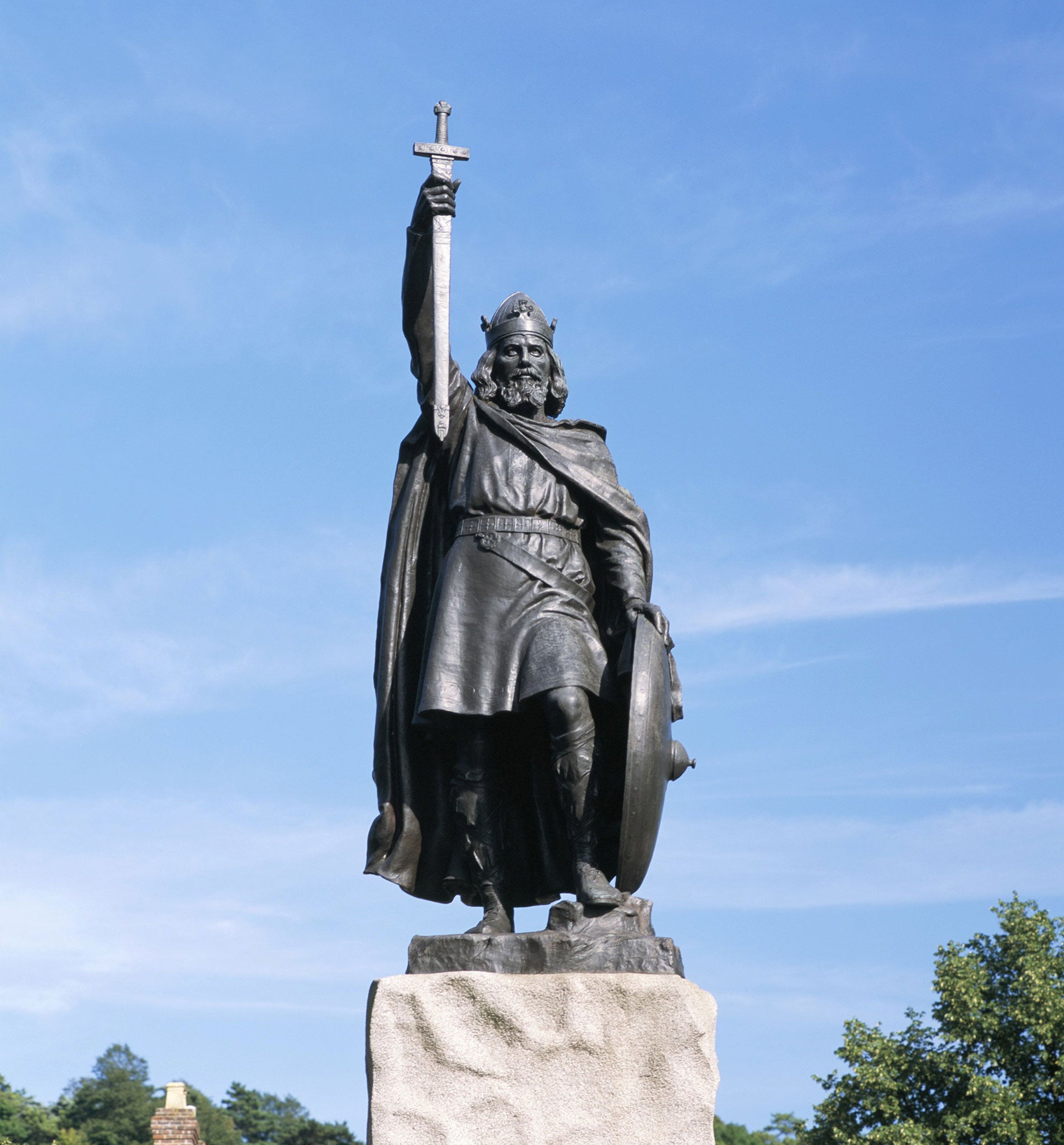 The grandson of Alfred the Great is recognised as the first King of England - what was his name?