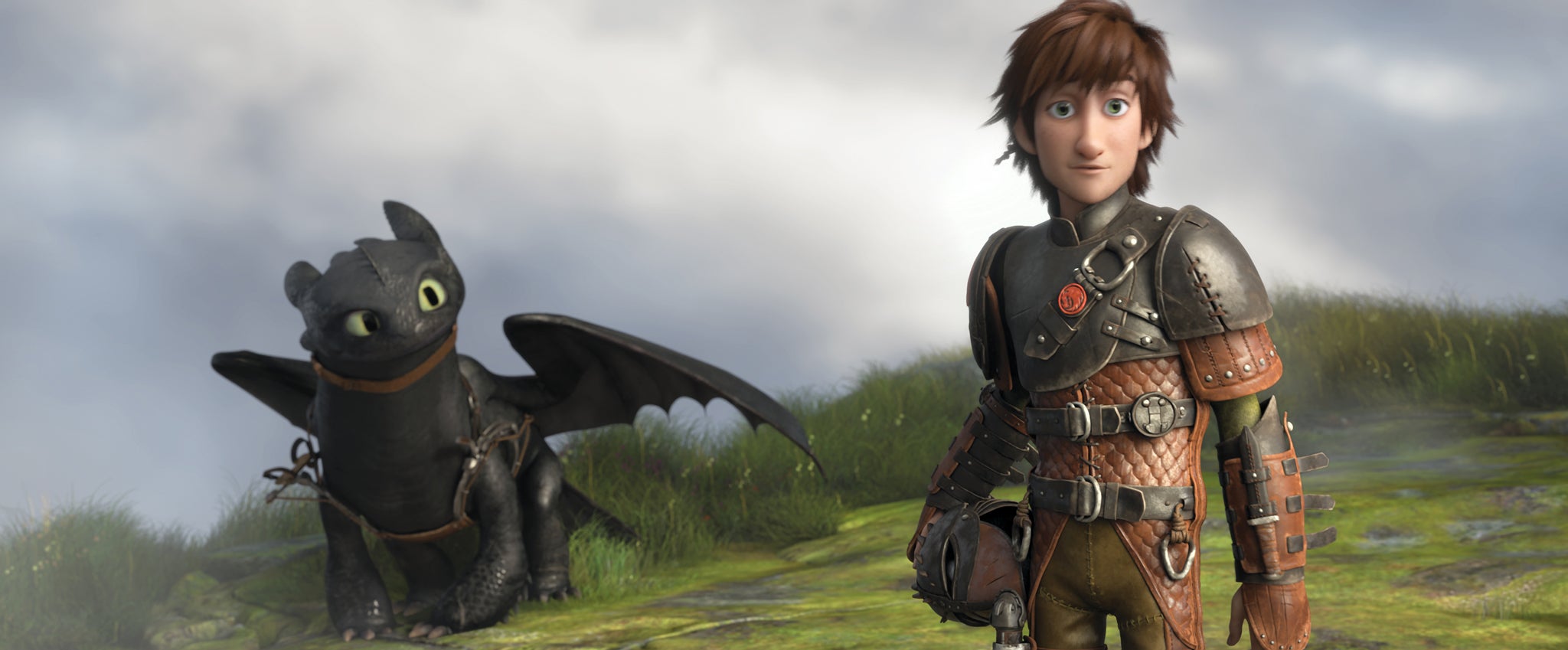 A scene from How To Train Your Dragon 2