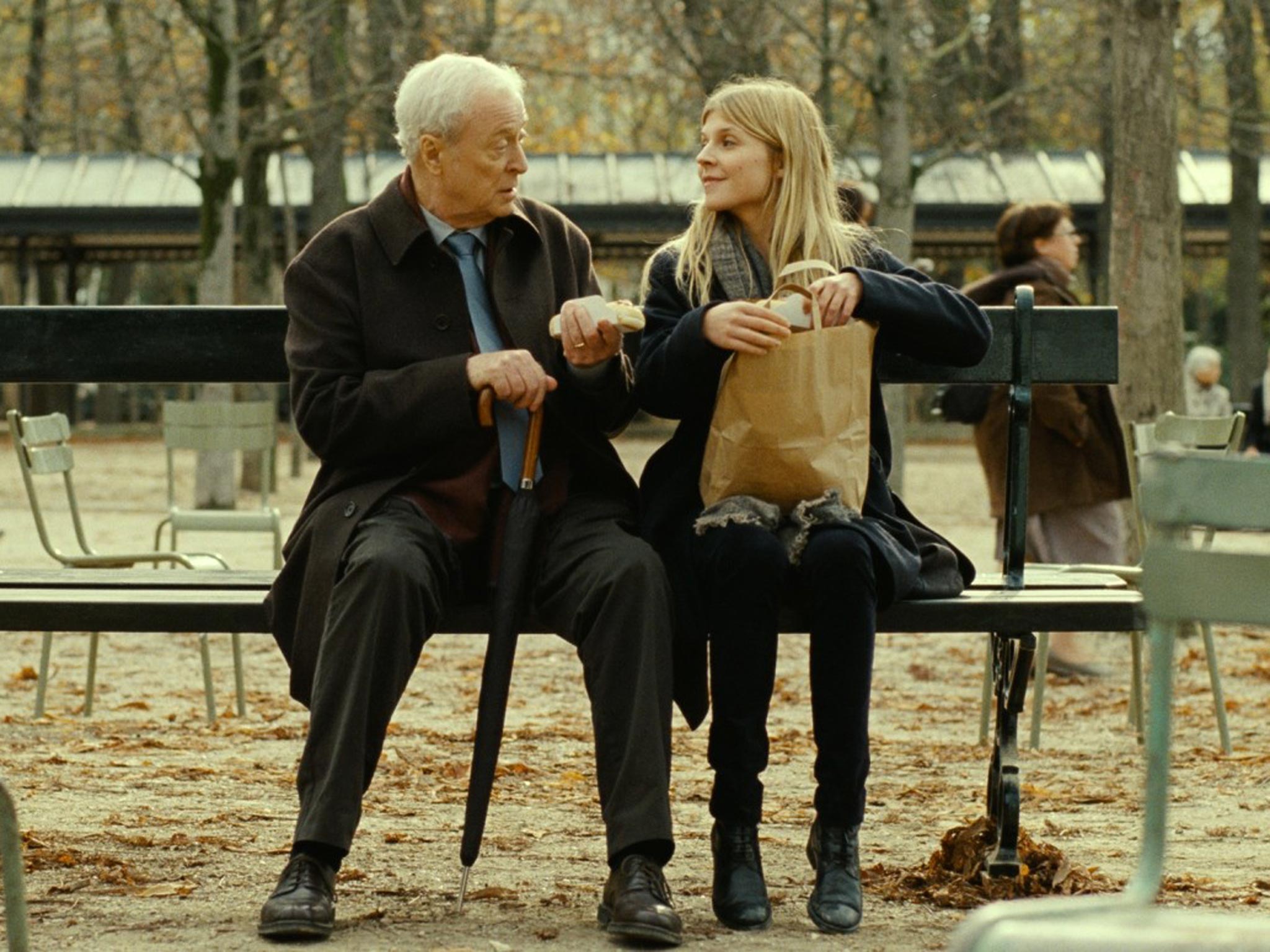 Michael Caine and Clémence Poésy in ‘Mr Morgan’s Last Love’