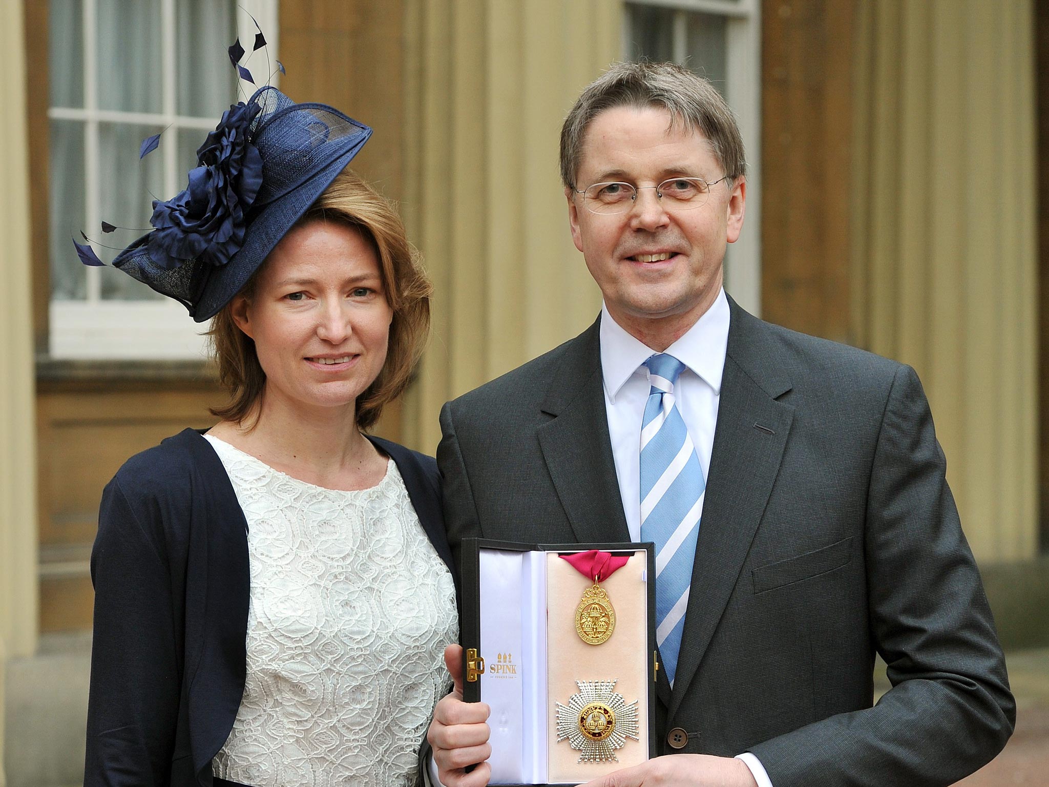 Jeremy Heywood, the Cabinet Secretary, with his wife
Suzanne, who ran a BBC review