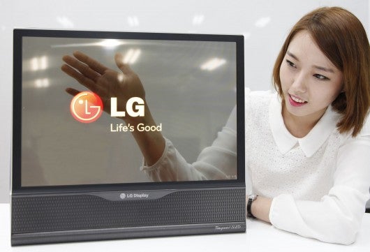 LG's transparent display