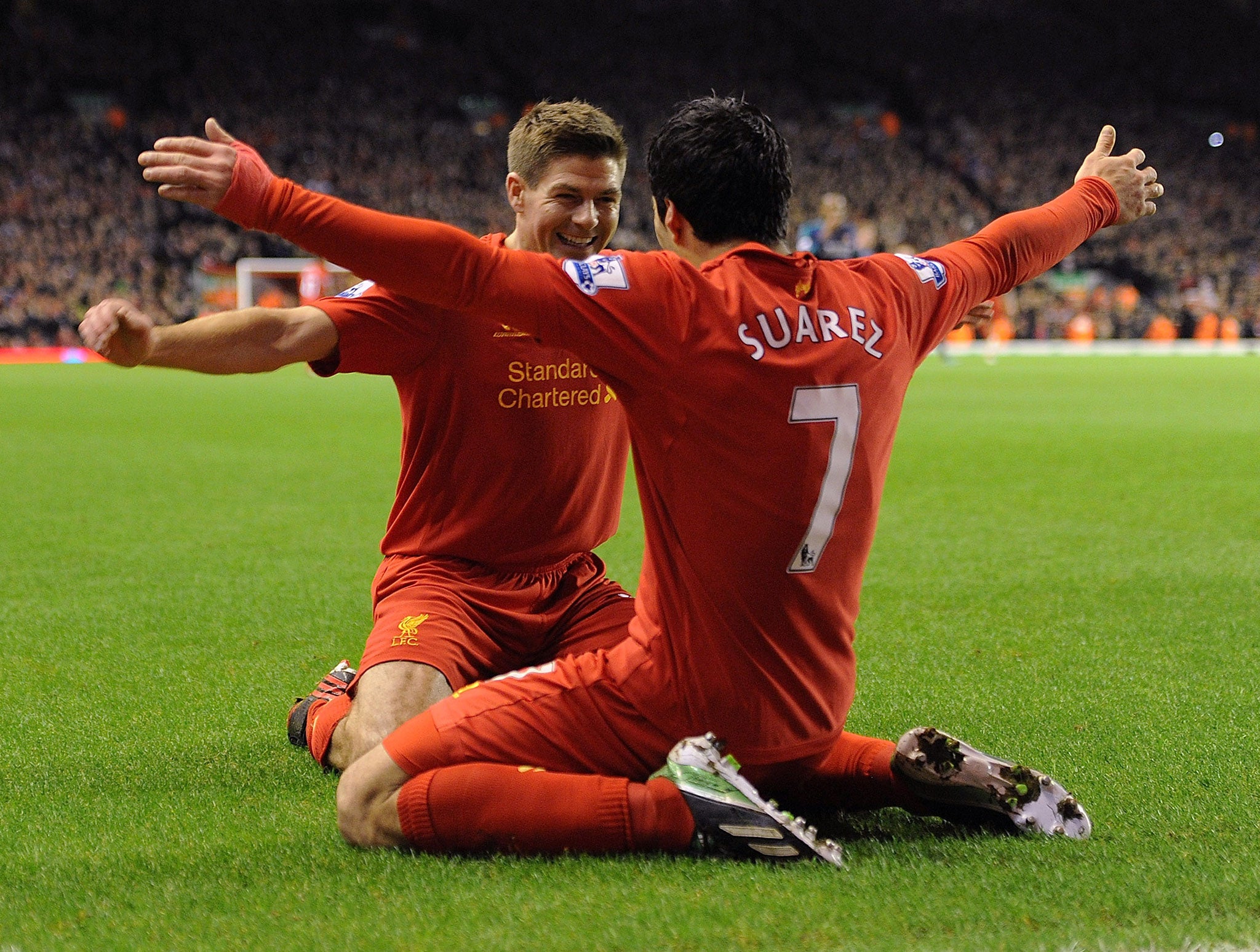 Steven Gerrard posted an emotional farewell to Luis Suarez