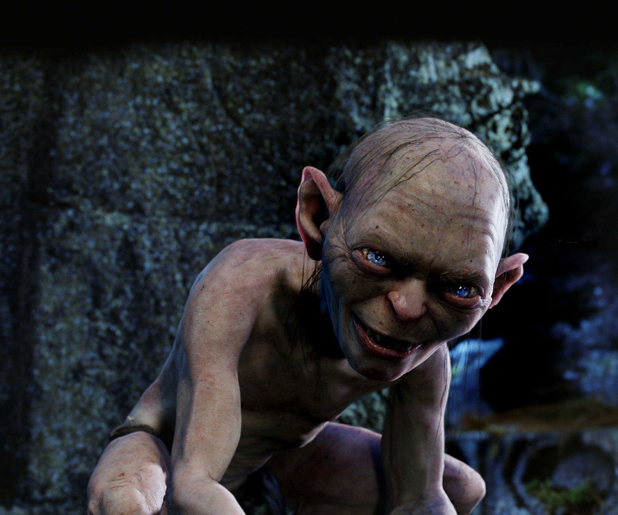 Serkis as the 540-year-old Gollum in 'The Hobbit' in 2012