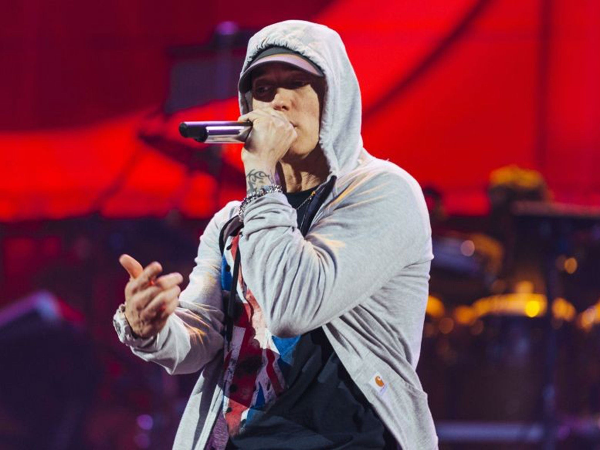 Eminem uses a massive 8,818 words in his 100 most lyrically dense songs