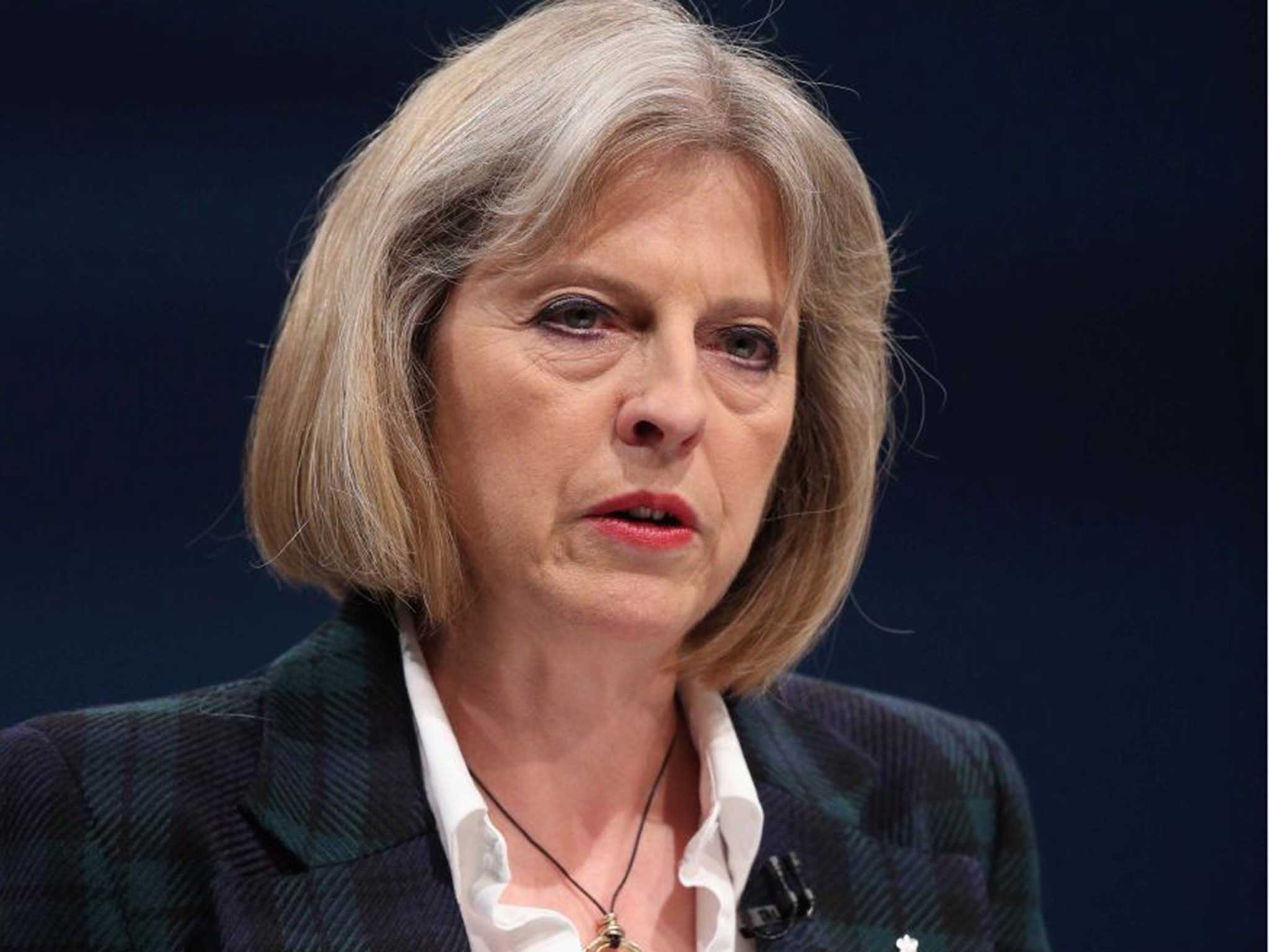 Theresa May has criticised 'the cowardly murder' of James Foley