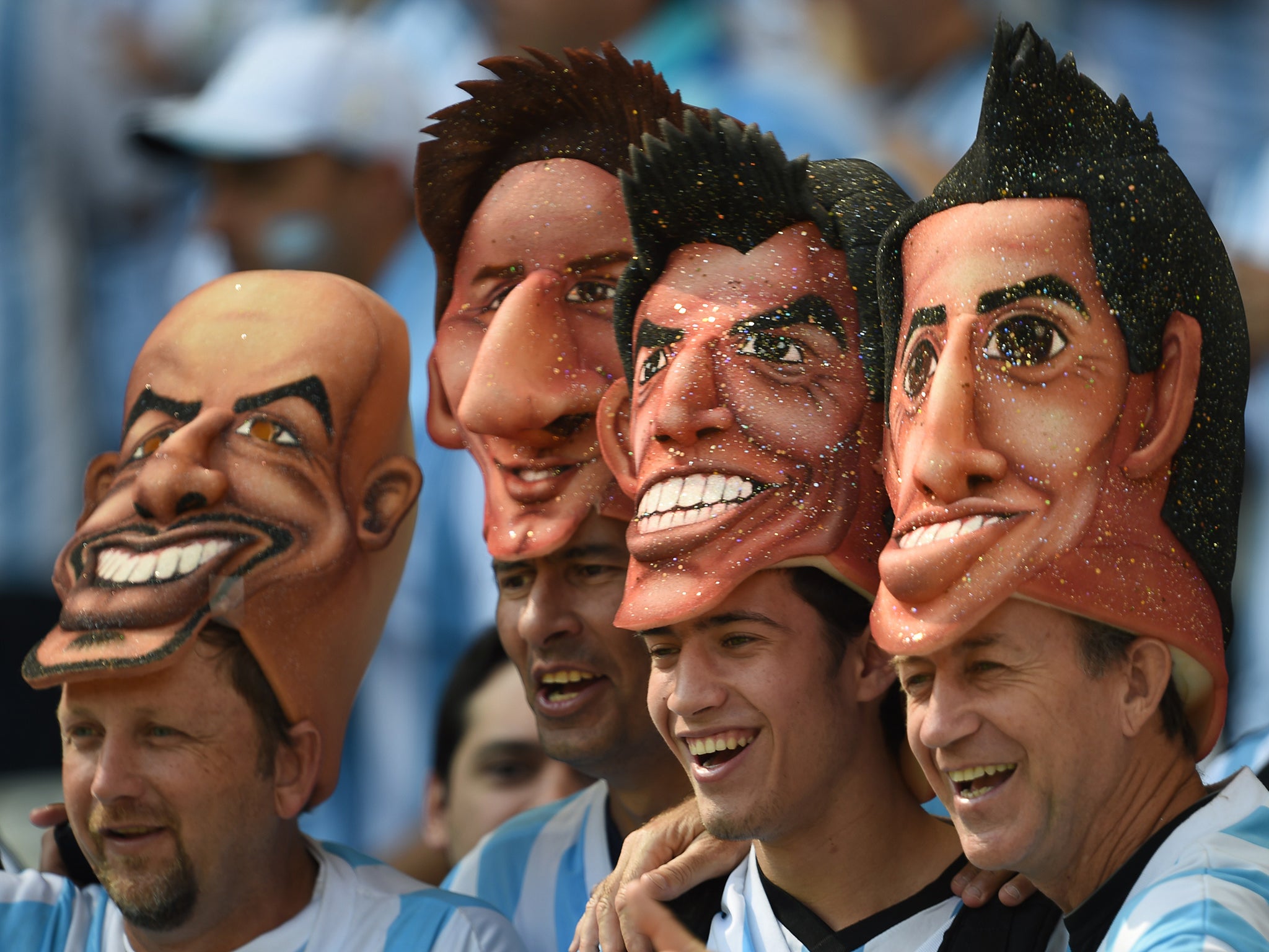 Argentina fans at the World Cup
