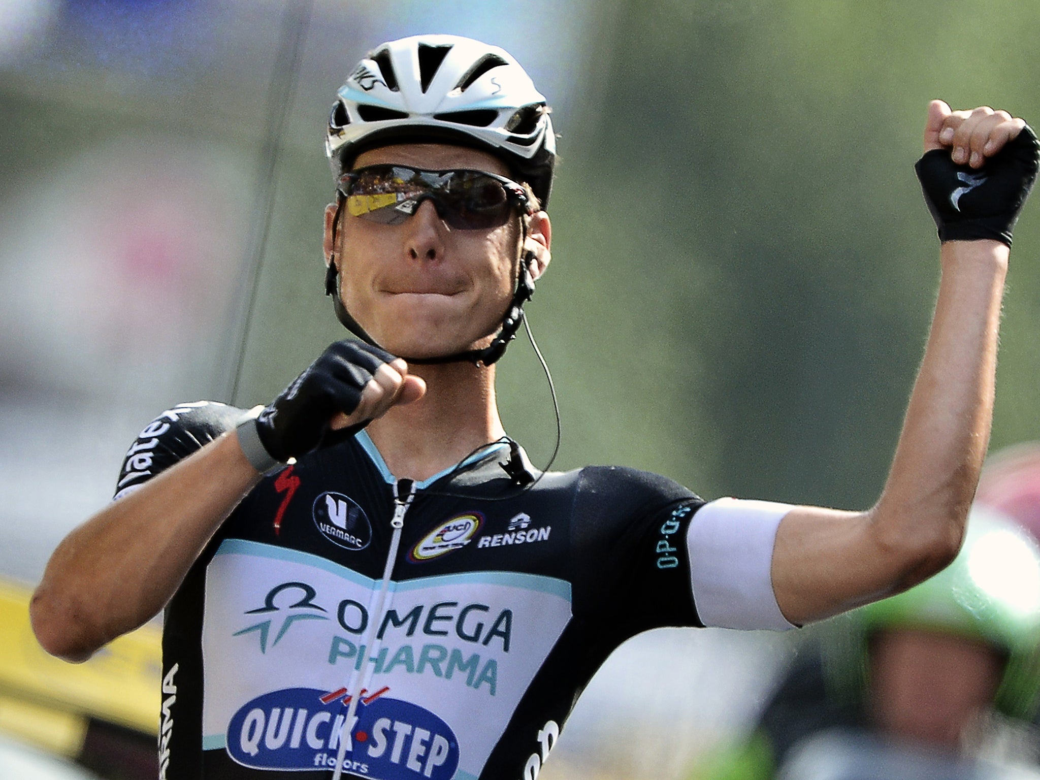 Tony Martin wins stage nine