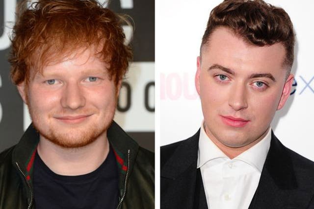Ed Sheeran and Sam Smith will go head-to-head at the Brit Awards 2015