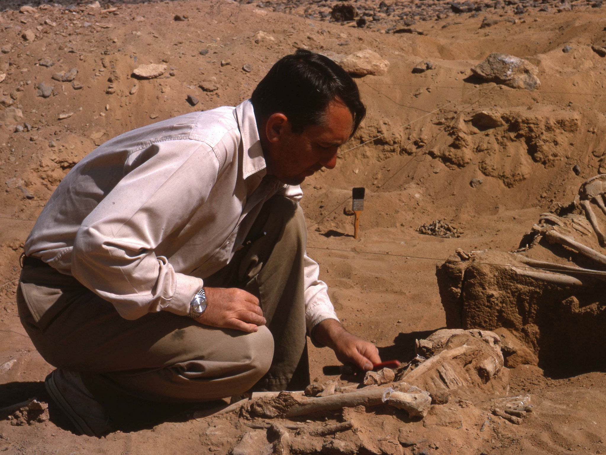 Archaeologists during the excavation in the 1960s
