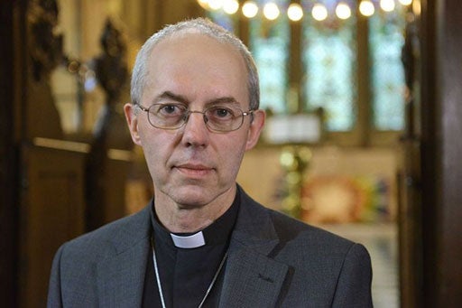 Archbishop Justin Welby photographed for the Andrew Marr Show