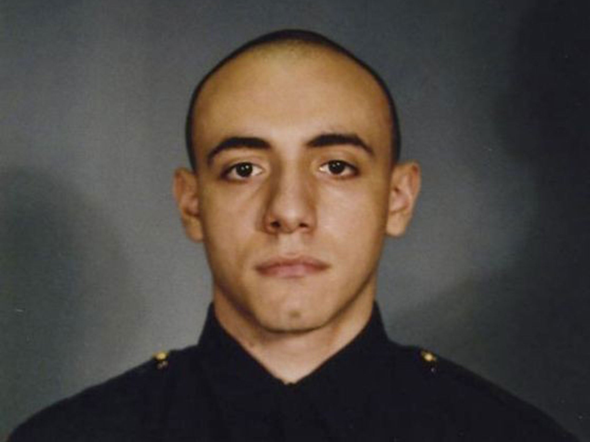 Officer Melvin Santiago was killed by the waiting gunman