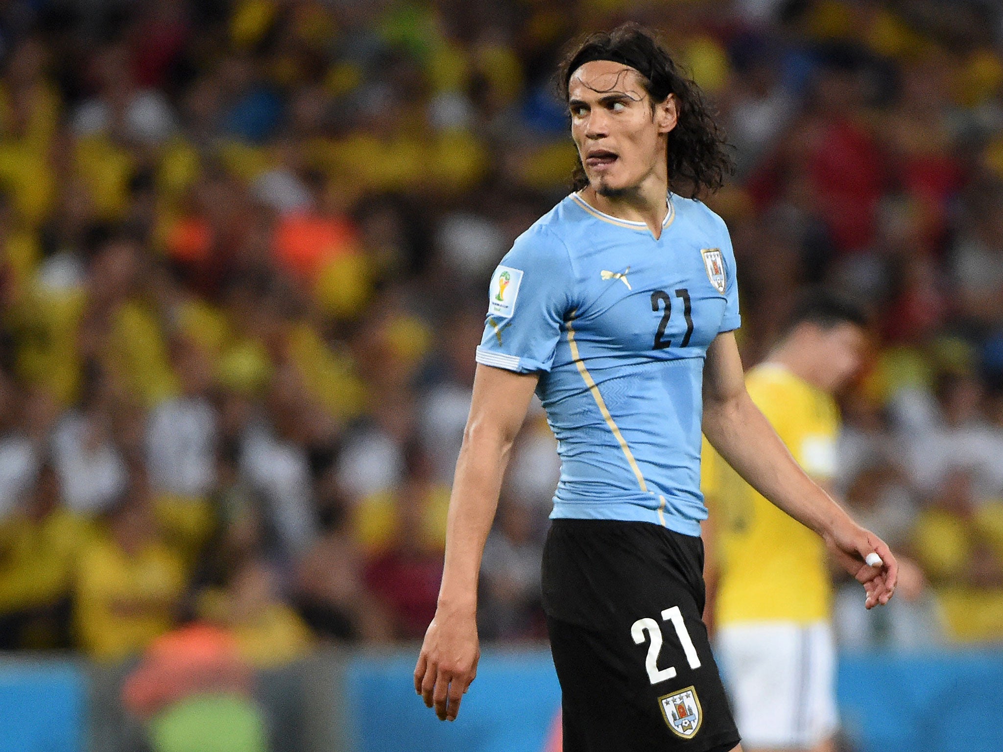 Uruguay striker Edinson Cavani could be on his way out of PSG after just one season