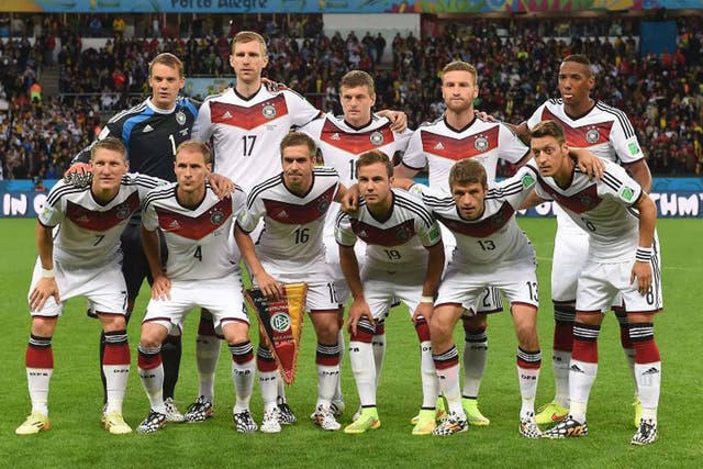 Winning combination: the German team