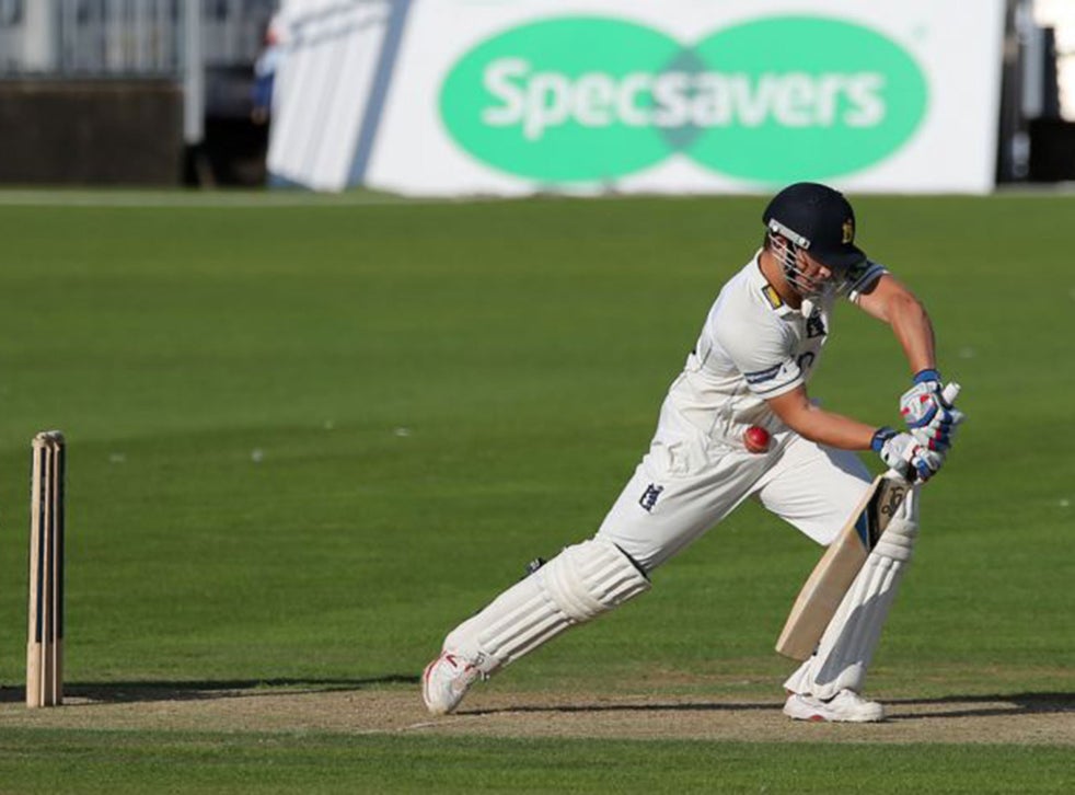 Sam Hain clocks up second century in only 10 firstclass innings The