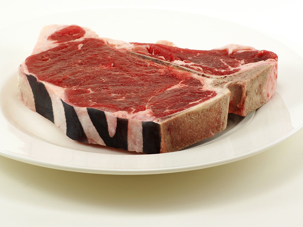 Zebra meat: Exotic and lean - but does it taste good? | The Independent |  The Independent