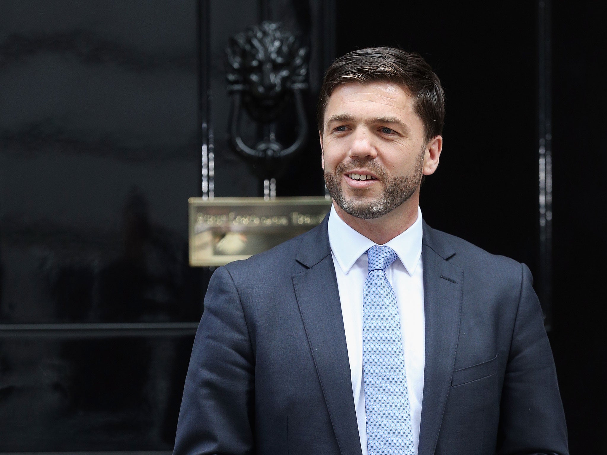 Stephen Crabb, the new Welsh Secretary, pictured leaving Downing Street on 15 July, 2014