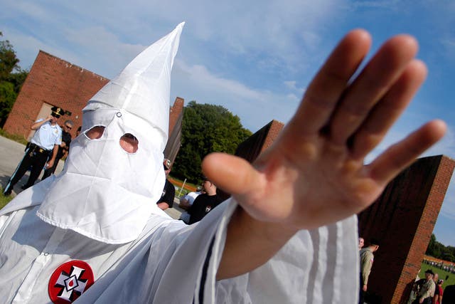 Members of the KKK have been threatening to use 'lethal force' against demonstrators protesting about the fatal shooting of Michael Brown