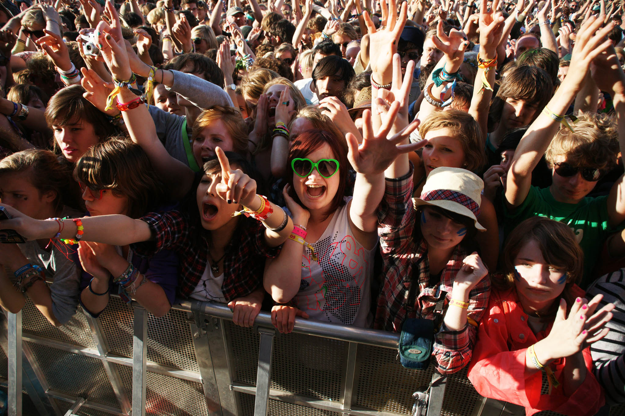 Fans watch acts perform live at Latitude Festival