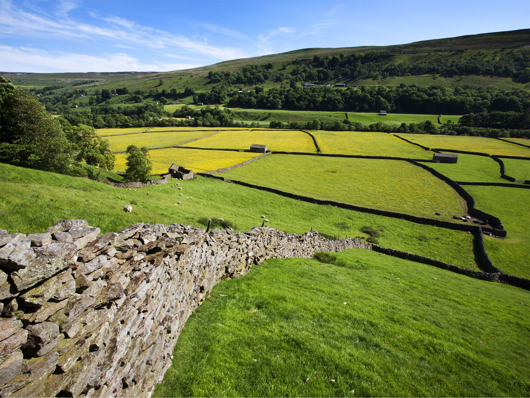 The Yorkshire Dales. National Parks cover 10 per cent of England