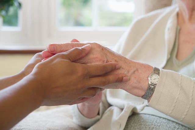 About 883,000 people receive care in their own home in the UK