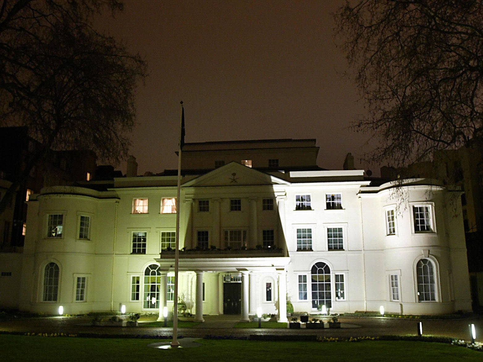 The Saudi Arabian embassy in London
