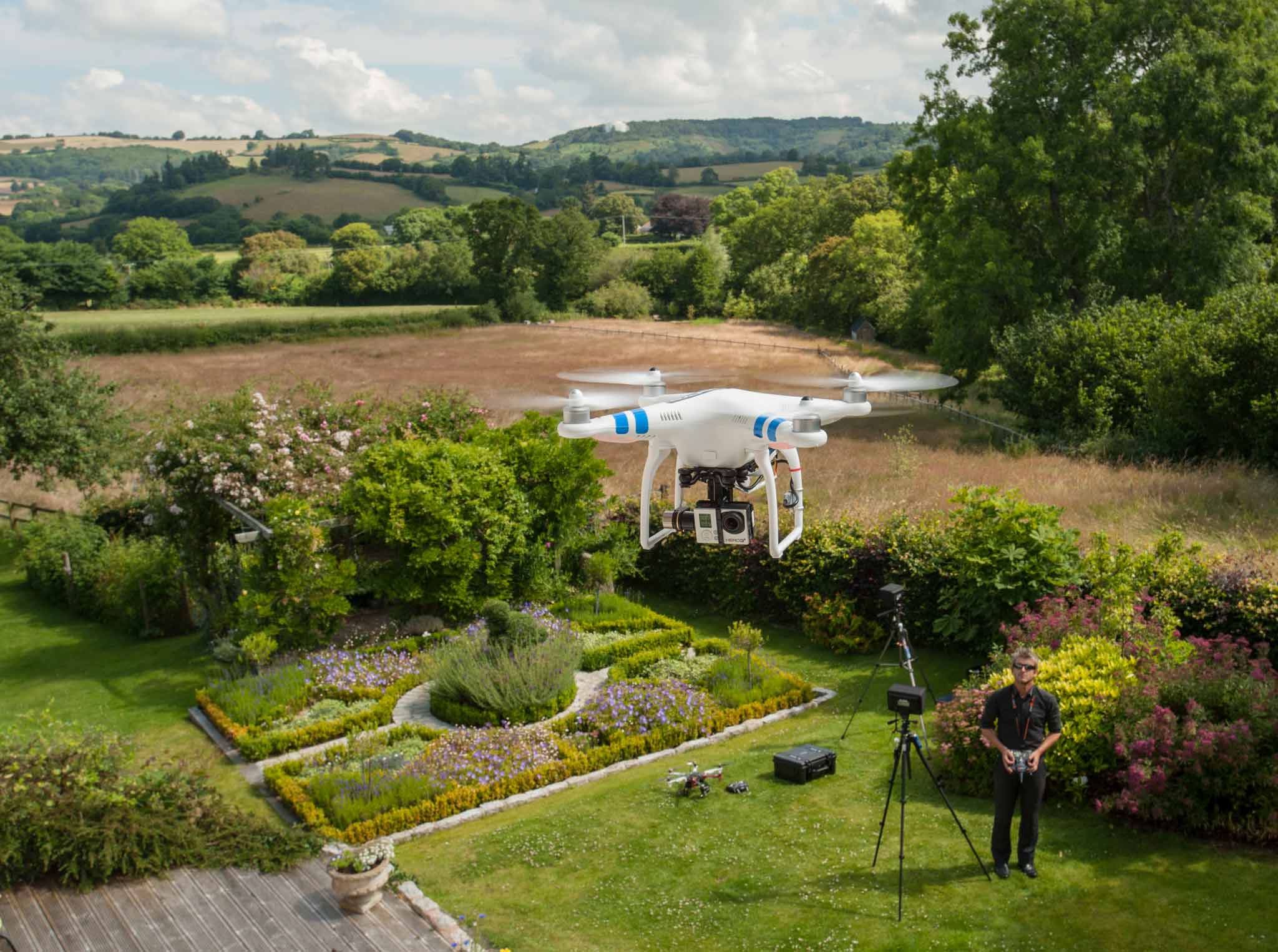Rob Stoyle flies the new 'property drone'