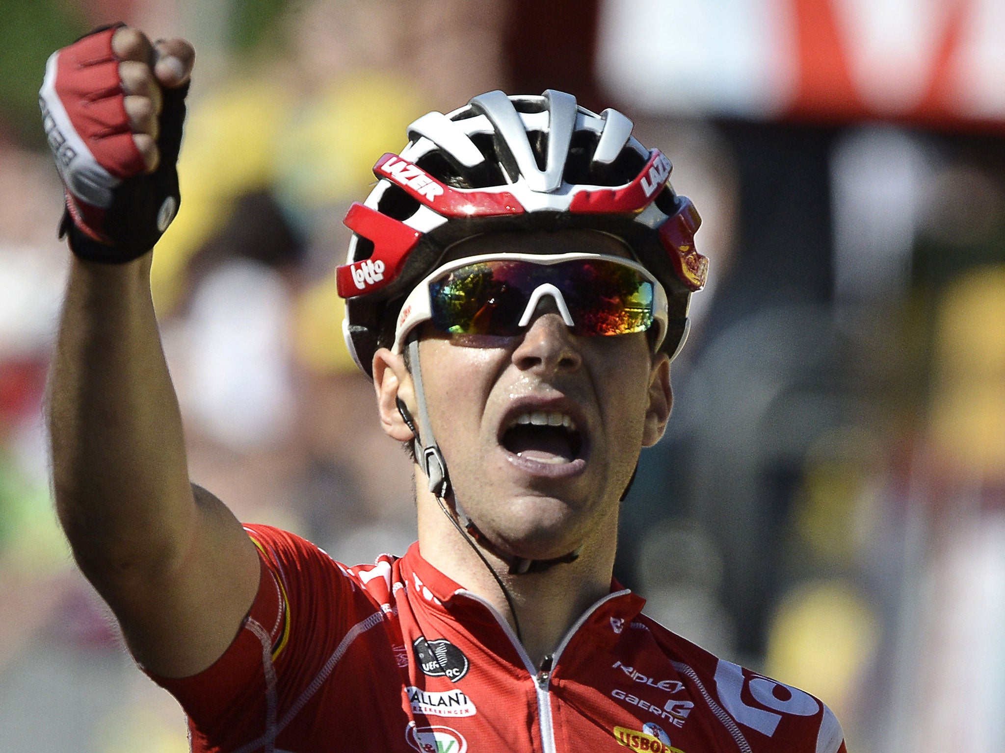 Tour de France 2014: Tony Gallopin sprints to success on stage 11 while Vincenzo Nibali stays in yellow | The Independent The Independent
