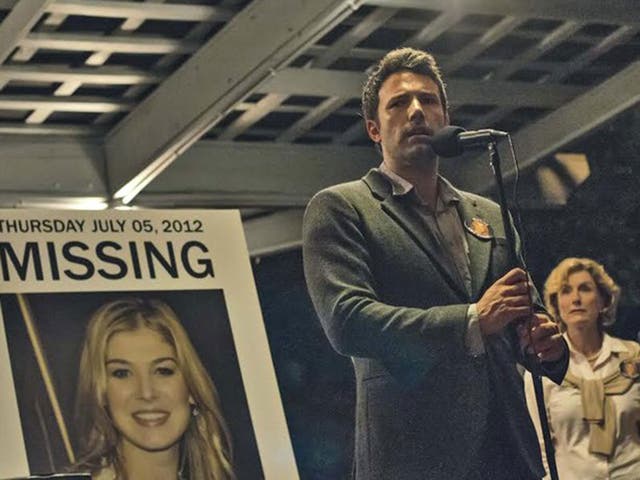 Vallejo police likened it to the plot of 2014 movie Gone Girl staring Rosamund Pike and Ben Affleck (pictured)