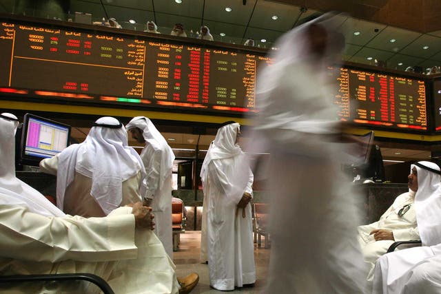 Alternative economics: traders at the Stock Exchange in Kuwait City, 2008