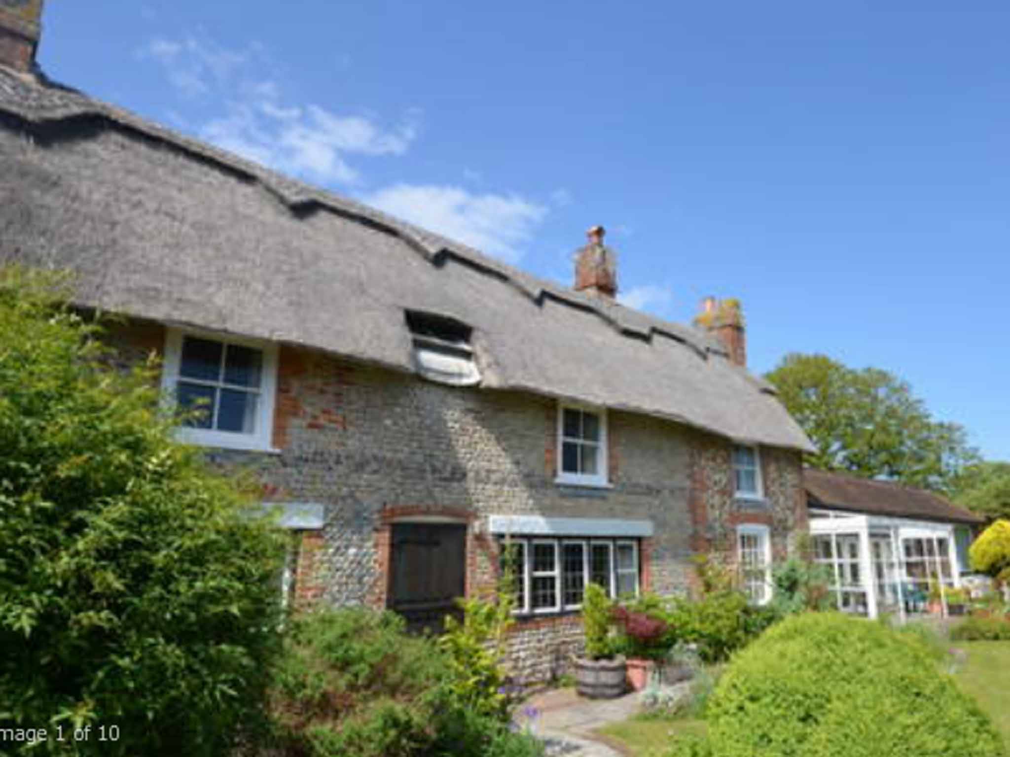William Blake's Grade-II-listed thatched cottage at Felpham in Sussex, on the market for £650,000 with Jackson Stops