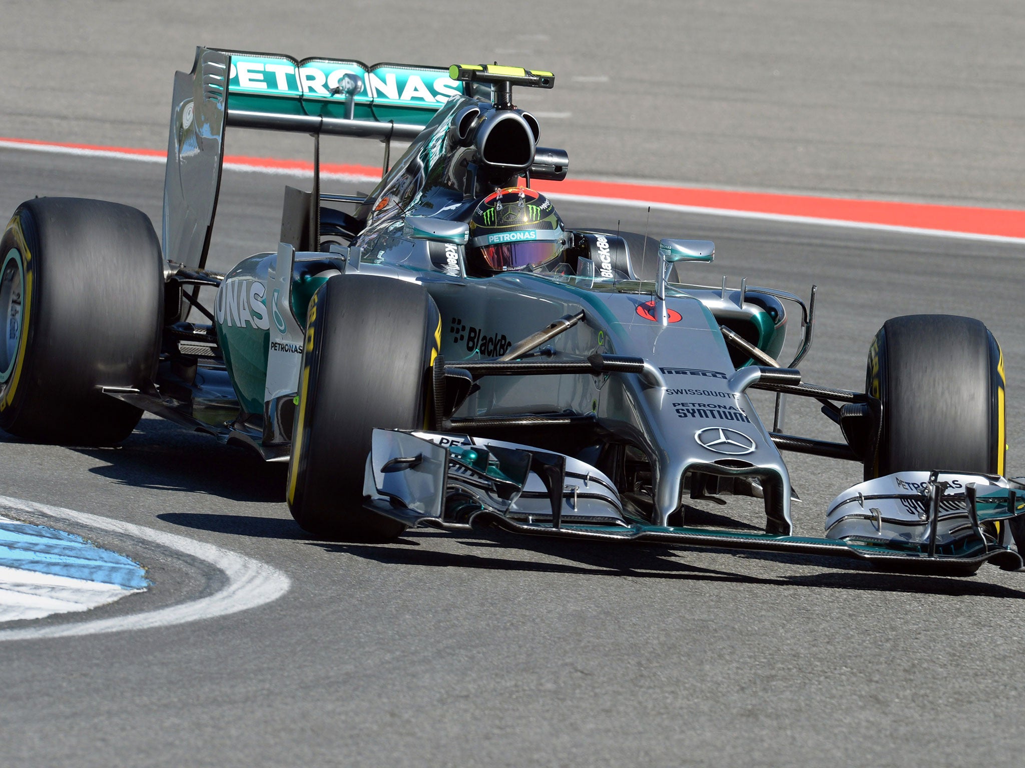 Nico Rosberg topped the timesheets after first practice