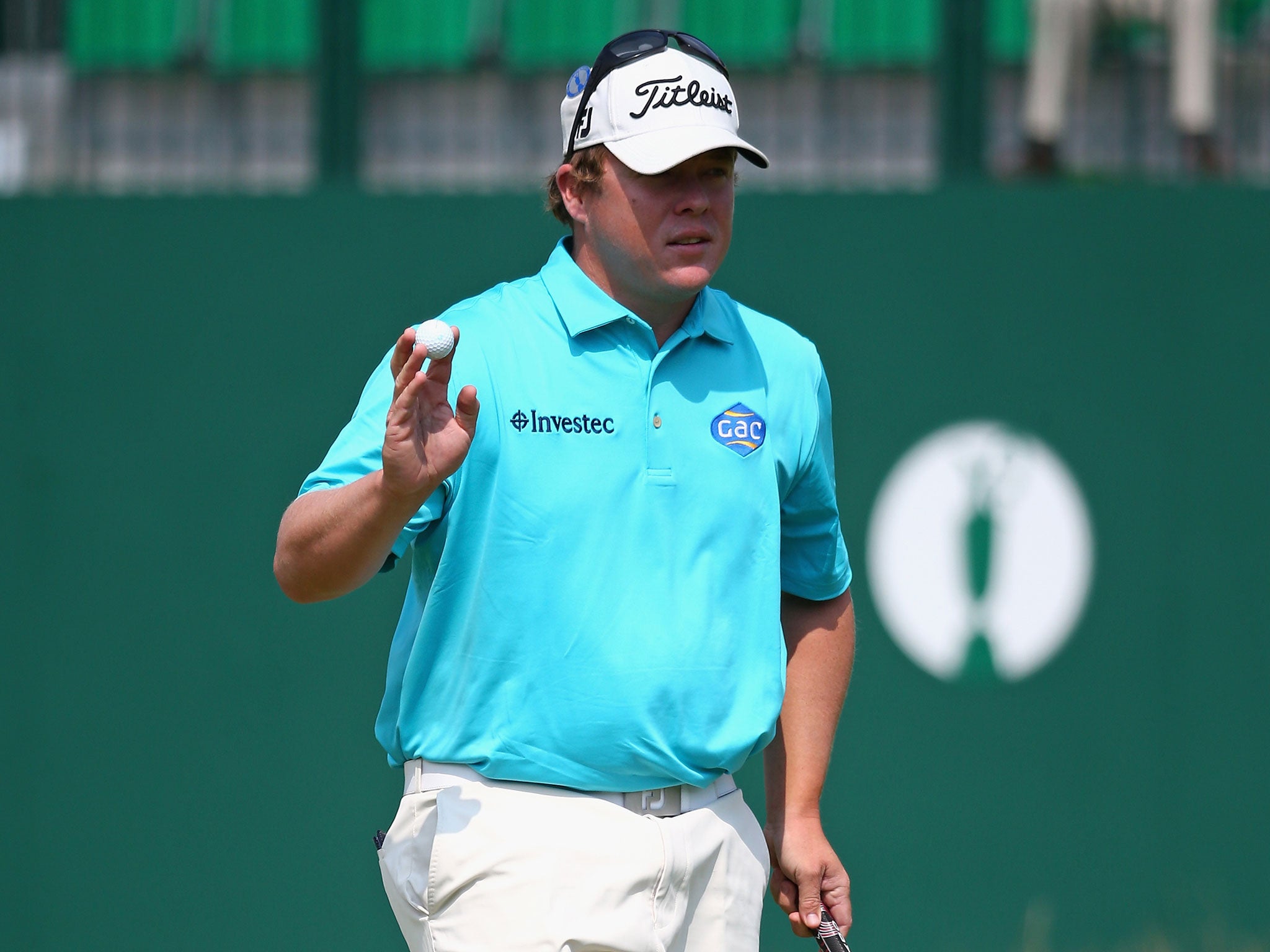 George Coetzee posted an impressive 69 on day two at The Open