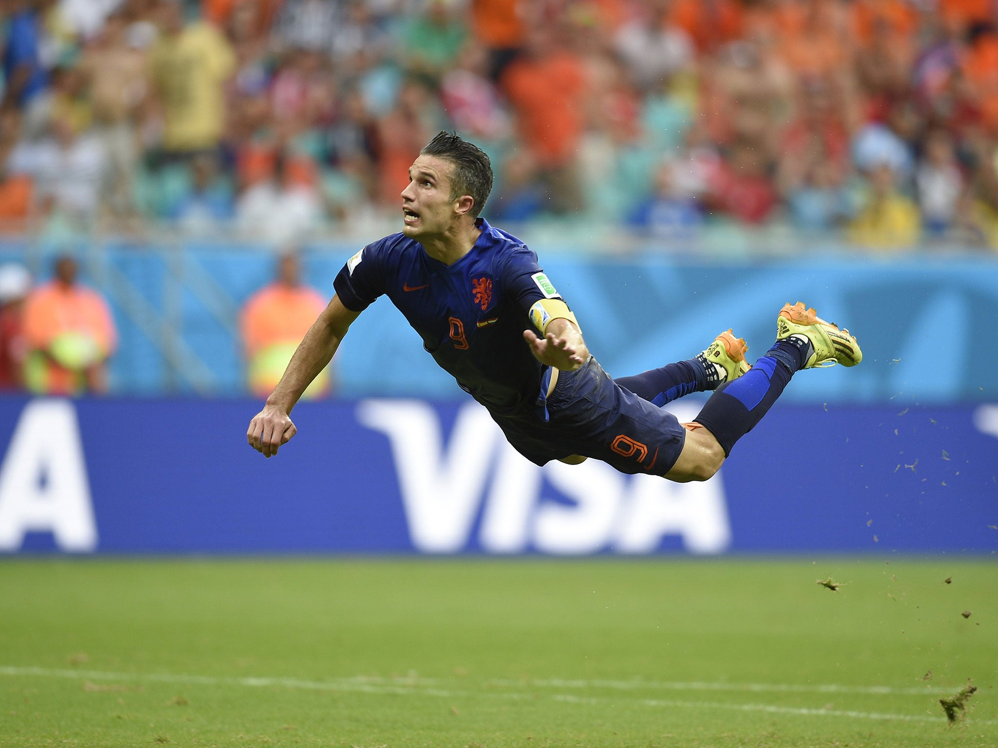 Image result for van persie diving header