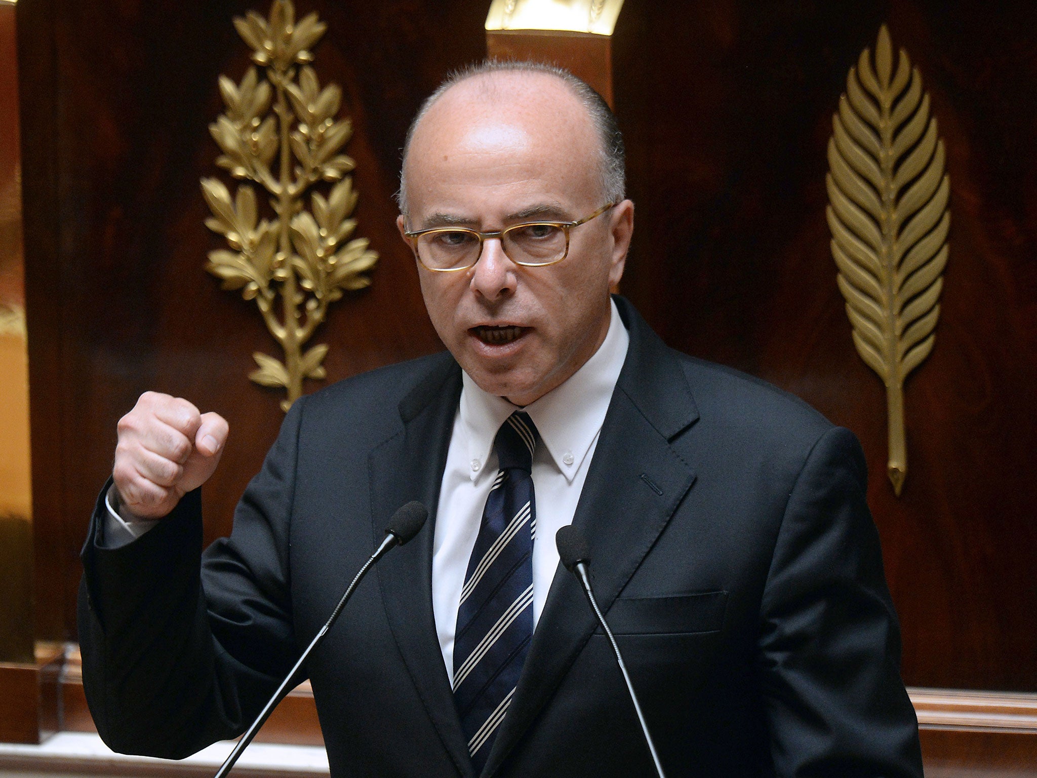 French interior minister Bernard Cazeneuve at the National Assembly in Paris (Getty)