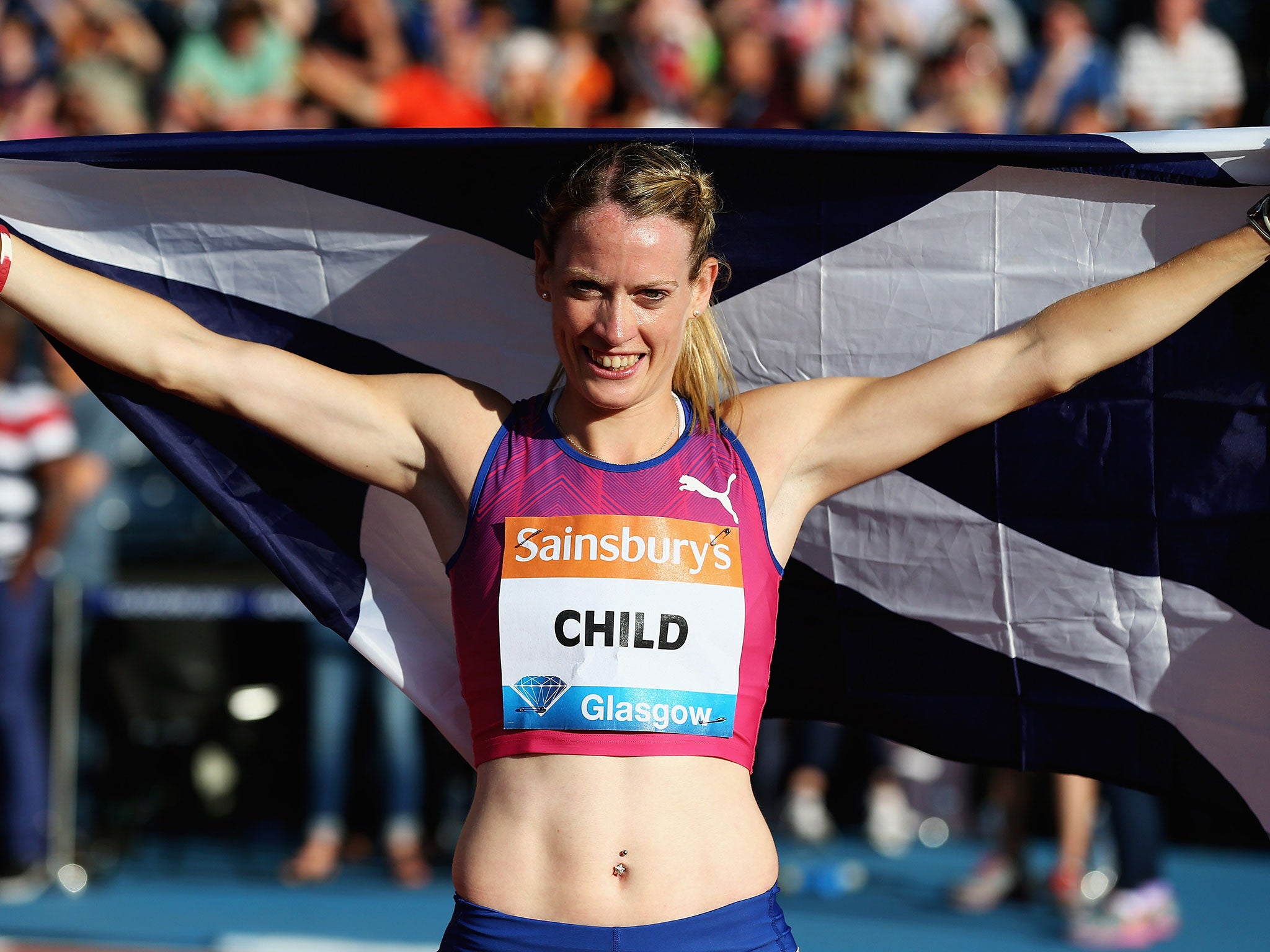 Eilidh Child has urged Scottish athletes to not get caught up in the Glasgow atmosphere