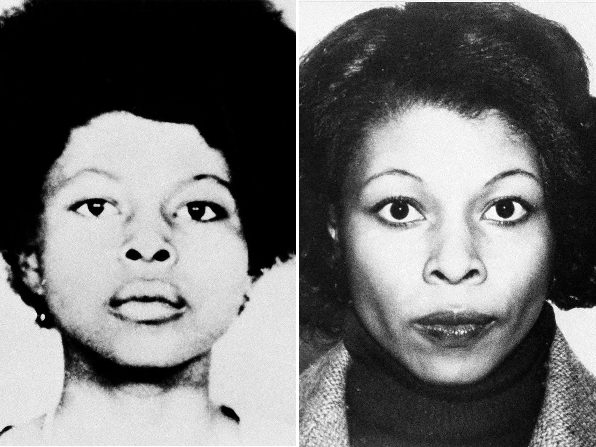 FBI photos depict various appearances of the convicted murderer JoAnne Chesimard