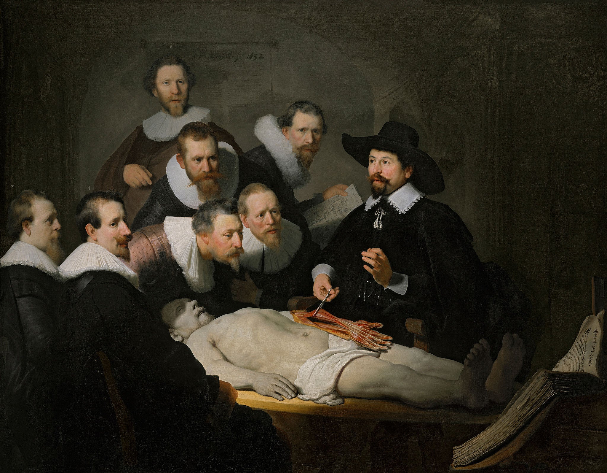 'The Anatomy Lesson of Dr Nicolaes Tulp', one of the fine Mauritshuis Rembrandts, inspired the novelist Nina Siegal (Mauritshuis Gallery)