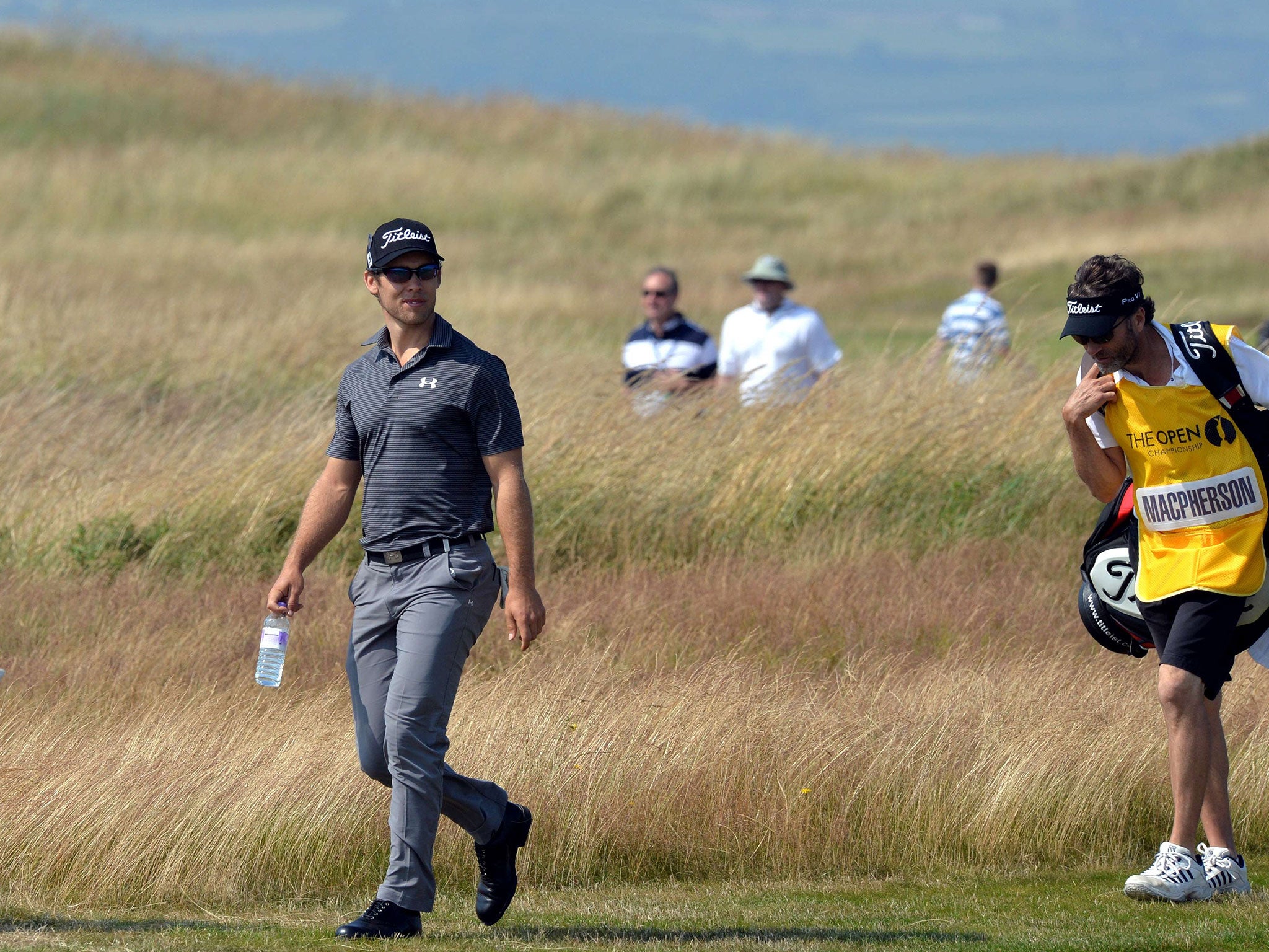 Bryden Macpherson's second-round score was a 10-shot improvement on his first