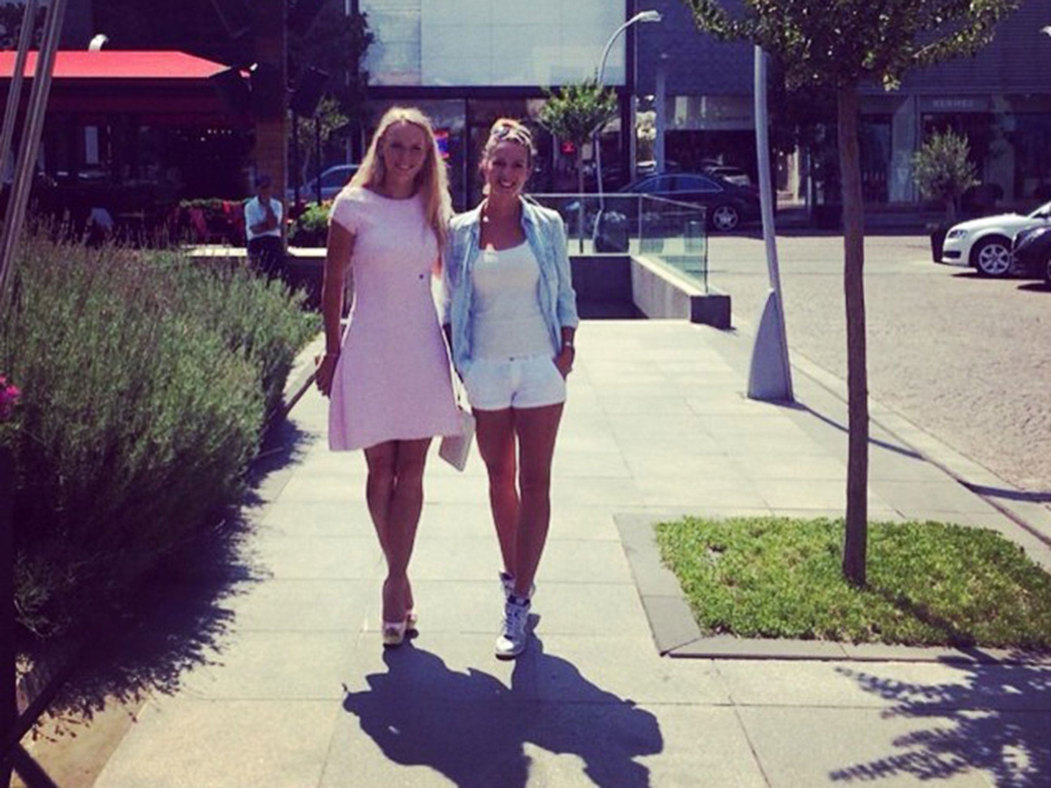 Caroline Wozniacki shared a photo of herself in high heels on Instagram