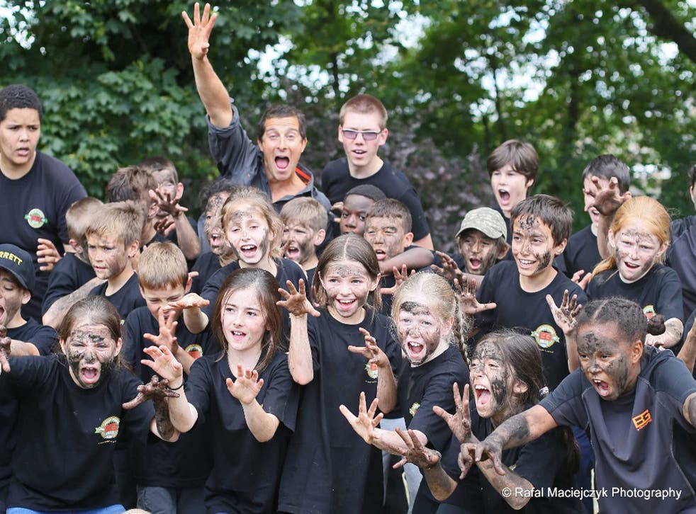 Children can get a sense of adventure at the Bear Grylls Survival Academy