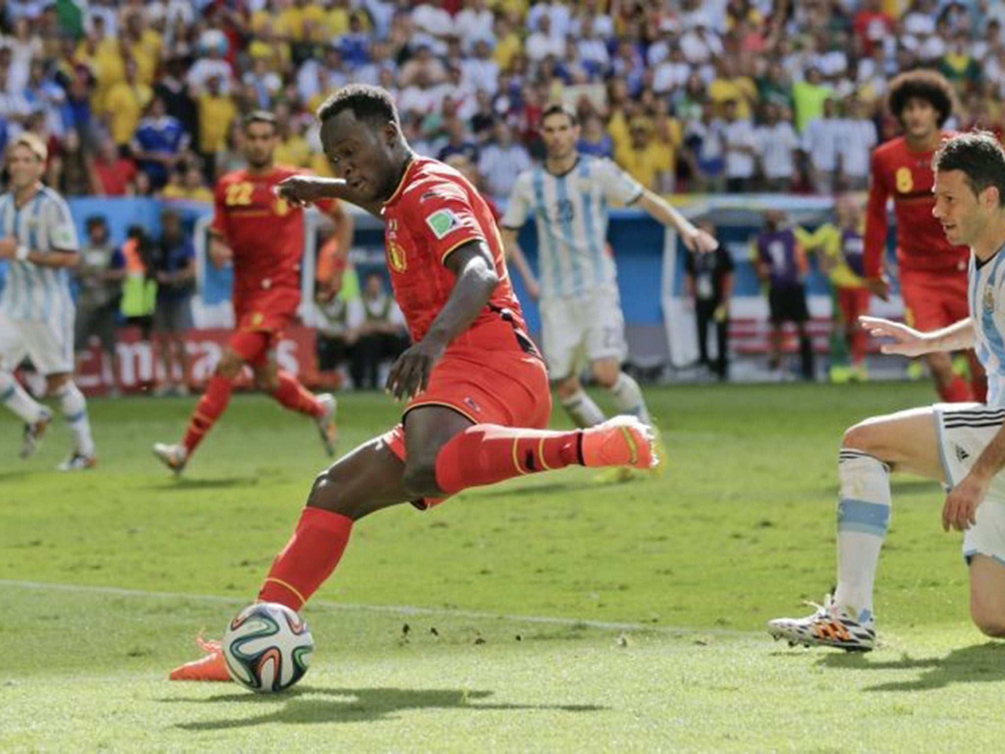 Romula in action during the World Cup earlier this year