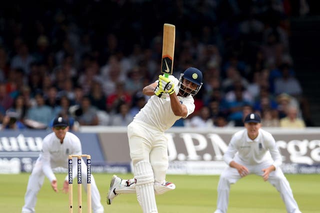 Jadeja was 70 not out at lunch