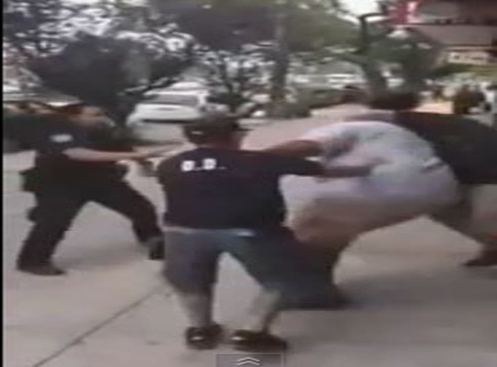 The footage taken of Garner's arrest just hours before he died in police custody