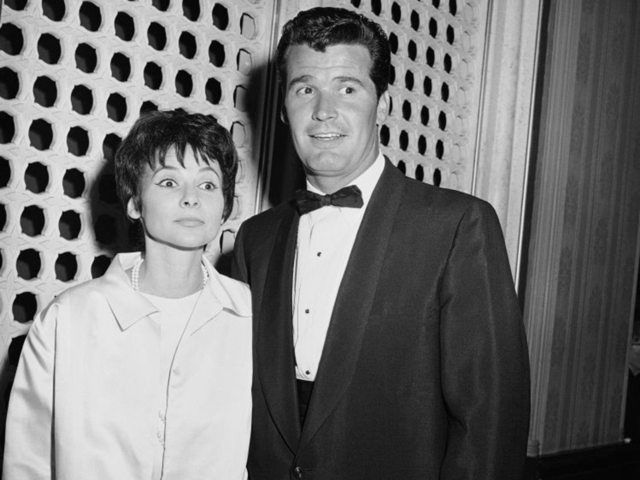 James Garner with his wife Lois in 1958