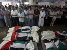 ISRAELI TANKS 'SHELL GAZA HOSPITAL' KILLING AT LEAST FOUR
