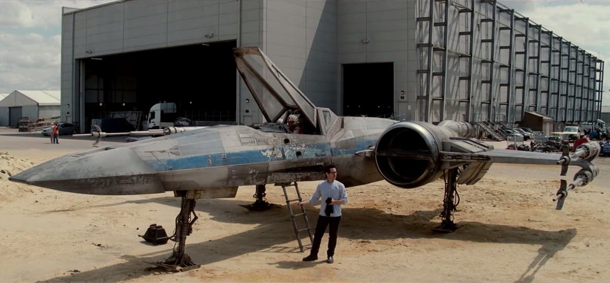 Star Wars Episode 7 X Wing Jj Abrams Shows Off The New Fighter In Set Video The Independent 