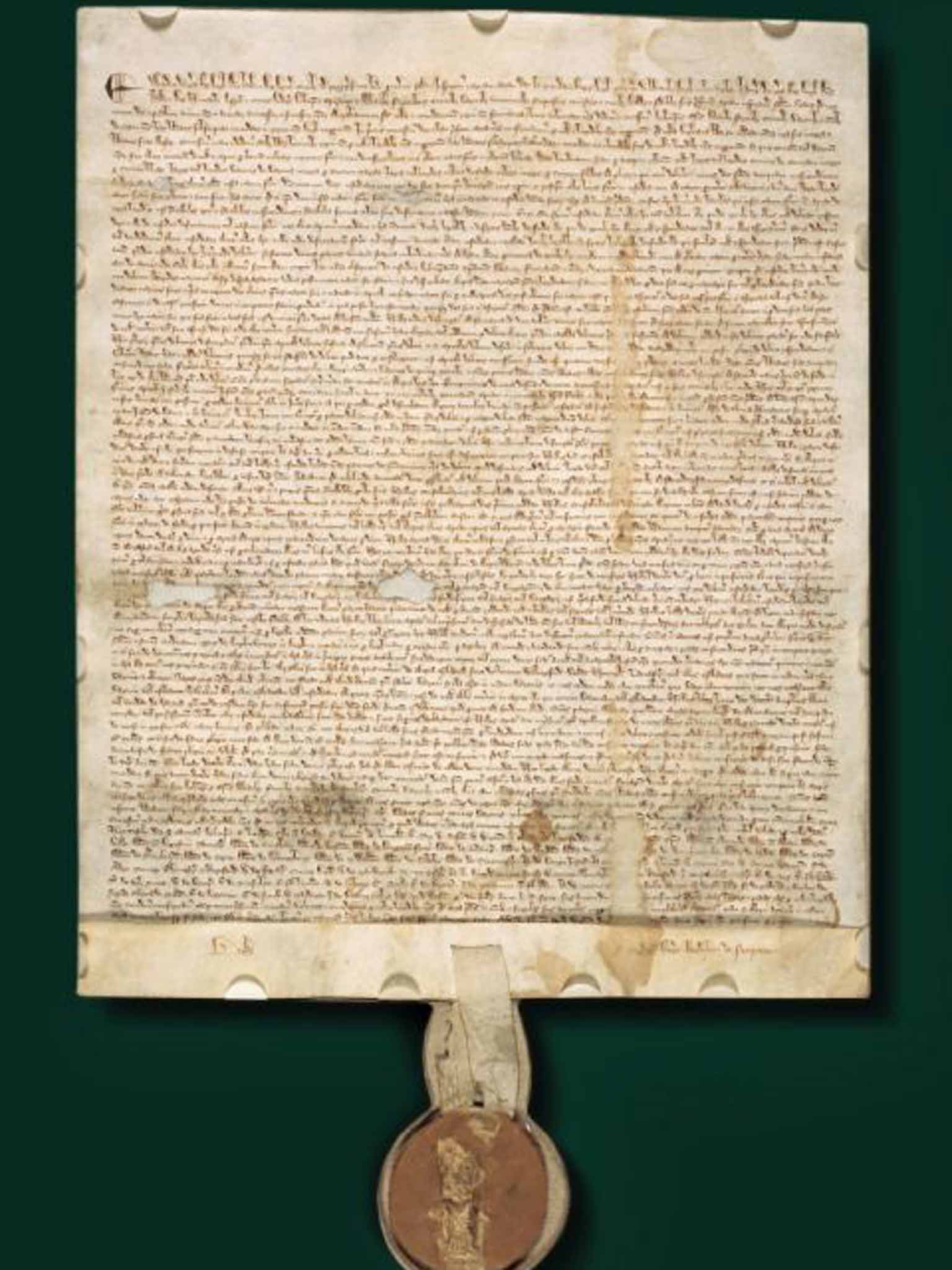 Magna Carta King John Signature King John And Magna Carta Democracy s