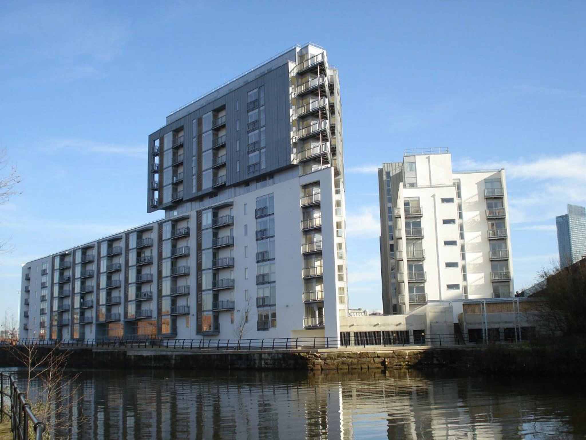 Two bedroom flat for sale, Vie Development, Salford, Manchester M3. On with Jordan Fishwick at £137,500.