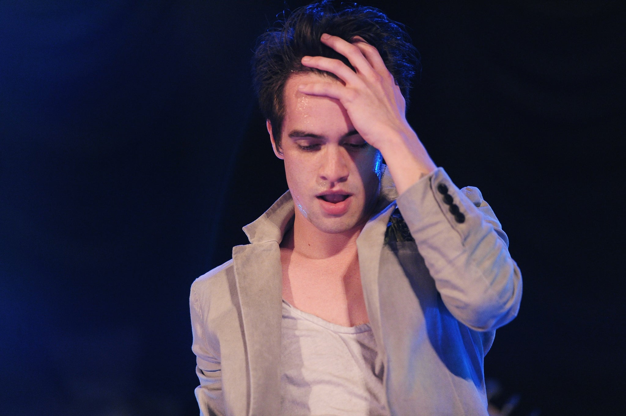 Panic! In The Disco's Brendon Urie performs on stage